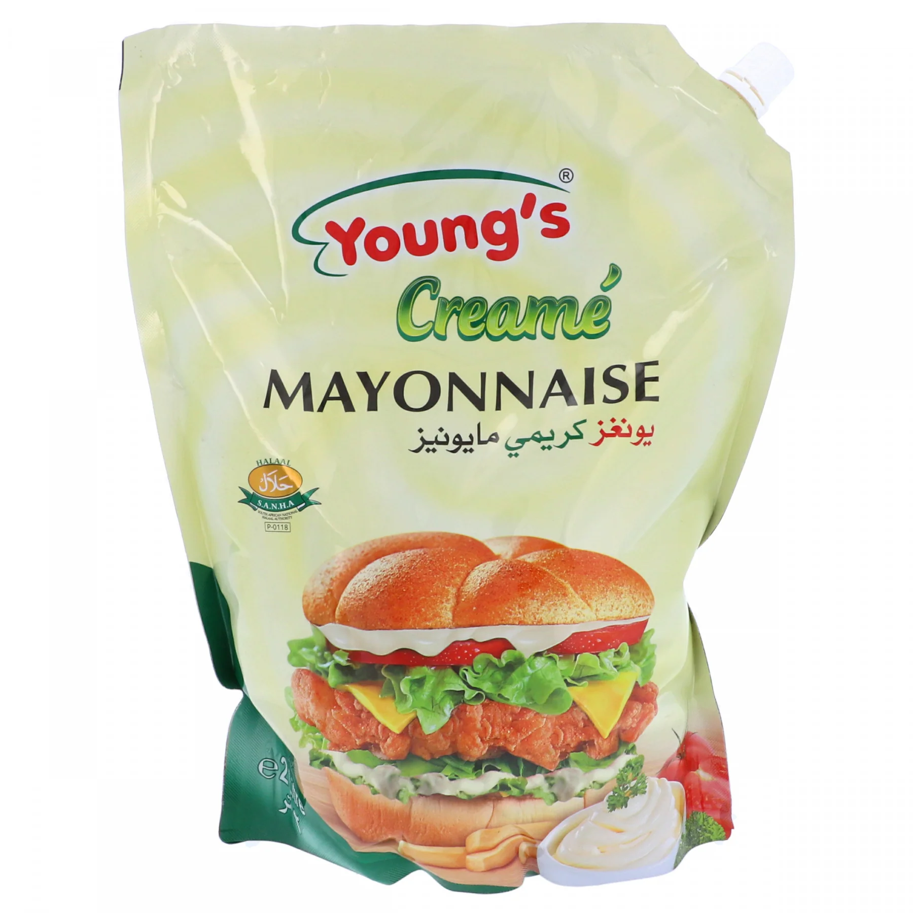 Young’s Creame mayonnaise 2 litre pouch
